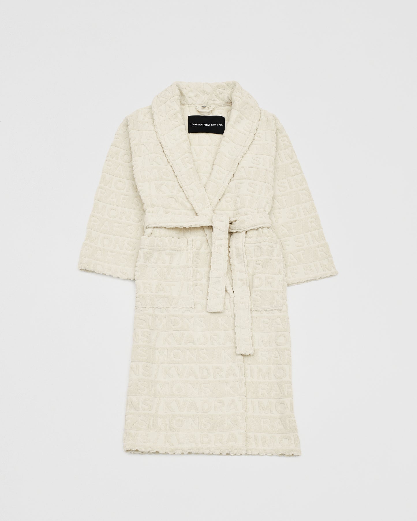 kvadrat raf simons off white bathrobe