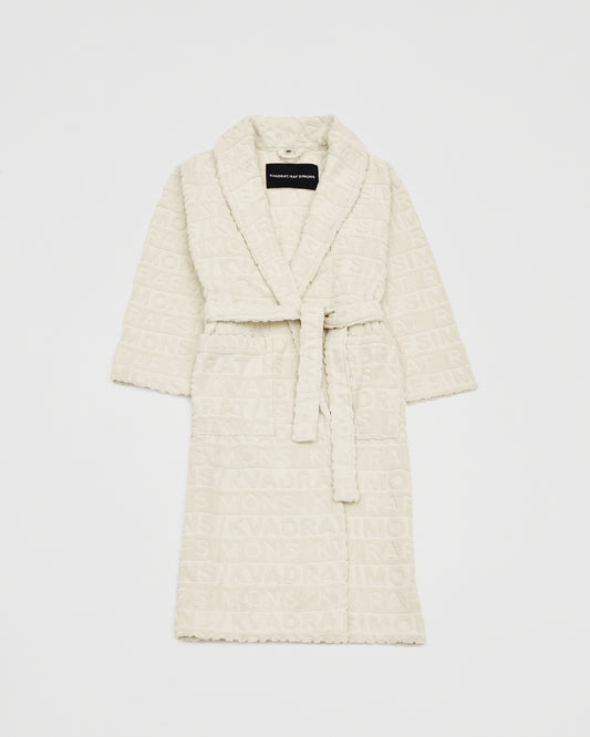 kvadrat raf simons off white bathrobe