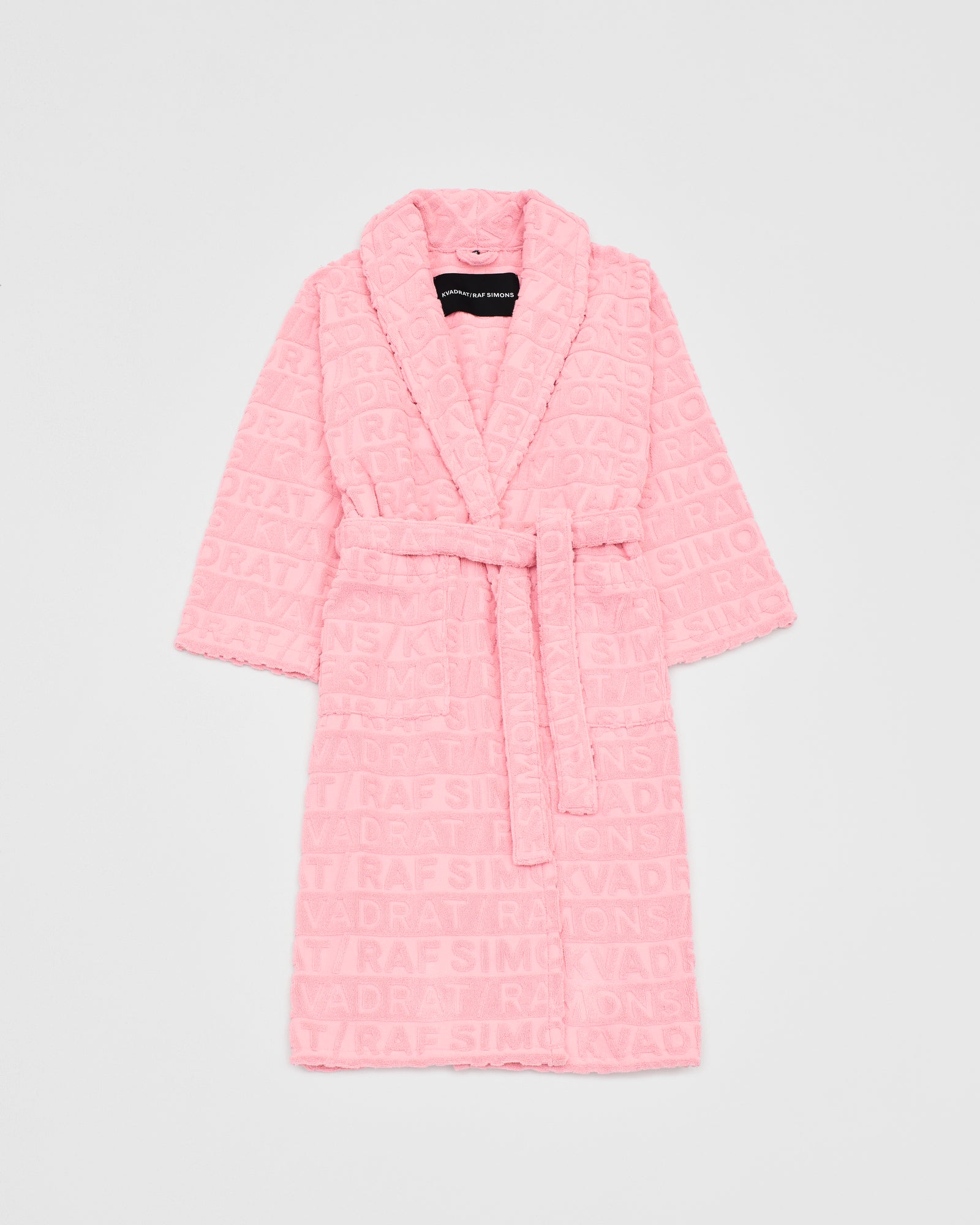 kvadrat raf simons pink bathrobe