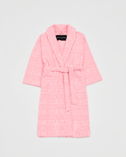 kvadrat raf simons pink bathrobe