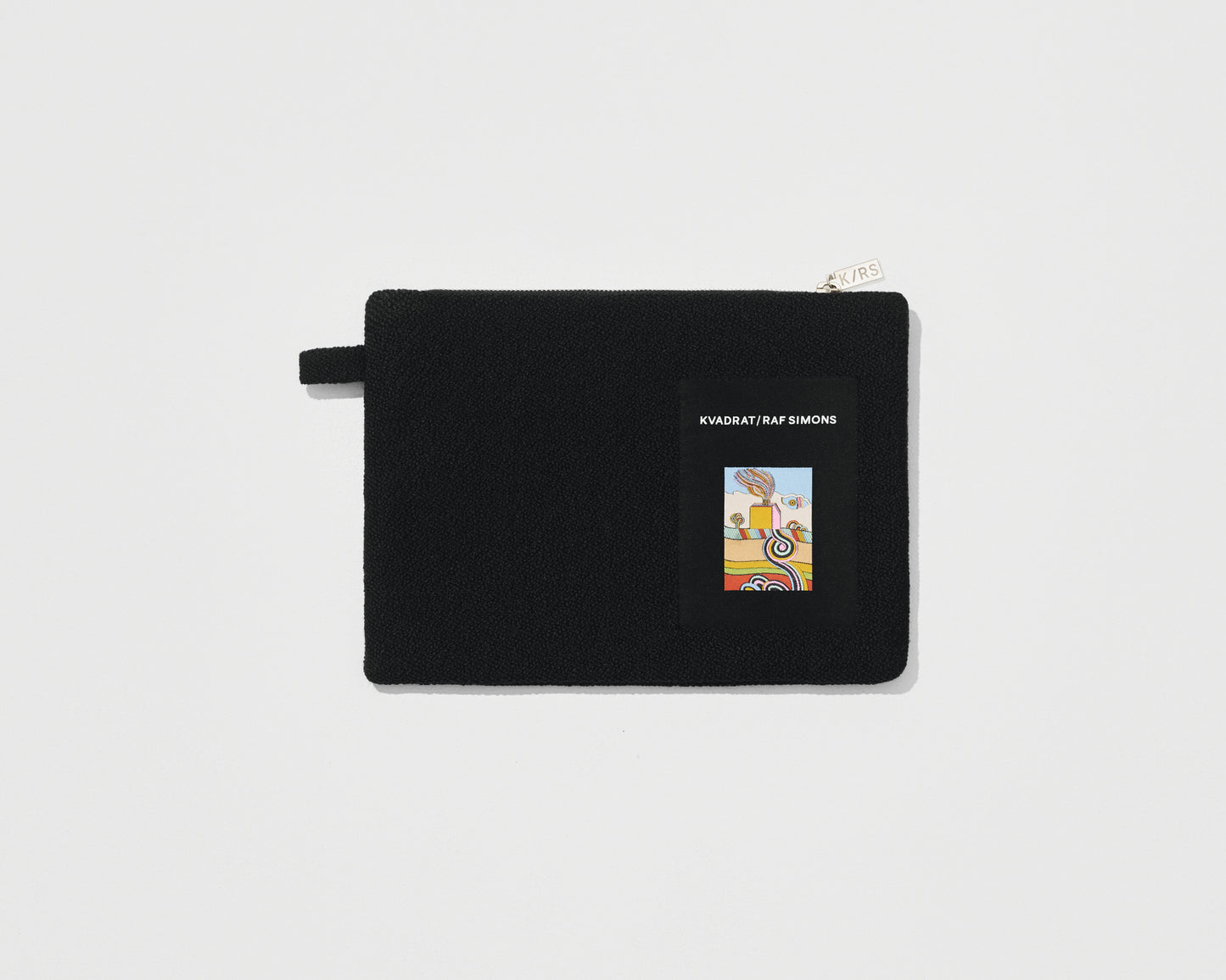 kvadrat raf simons black clutch