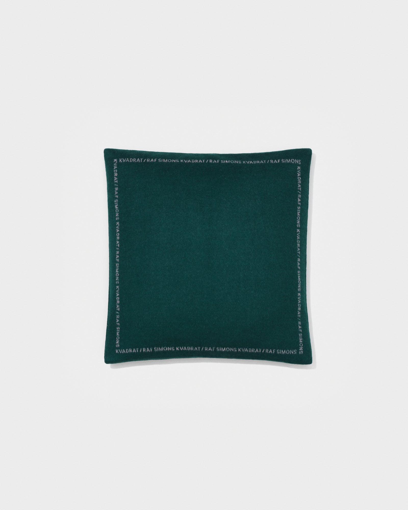 kvadrat raf simons dark green cushion