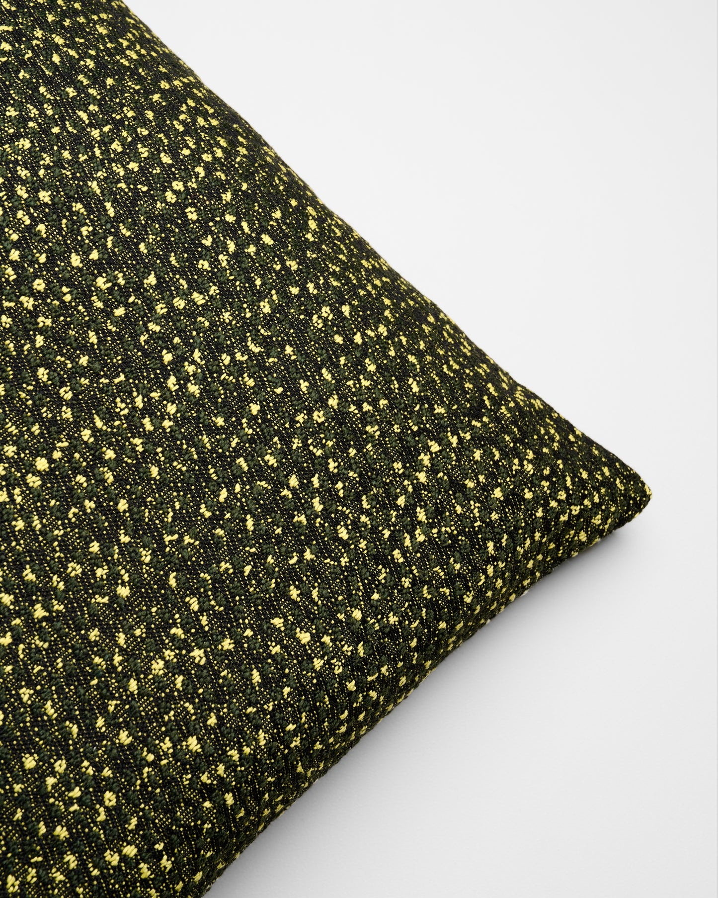 Ria Cushion | Dark Green Yellow