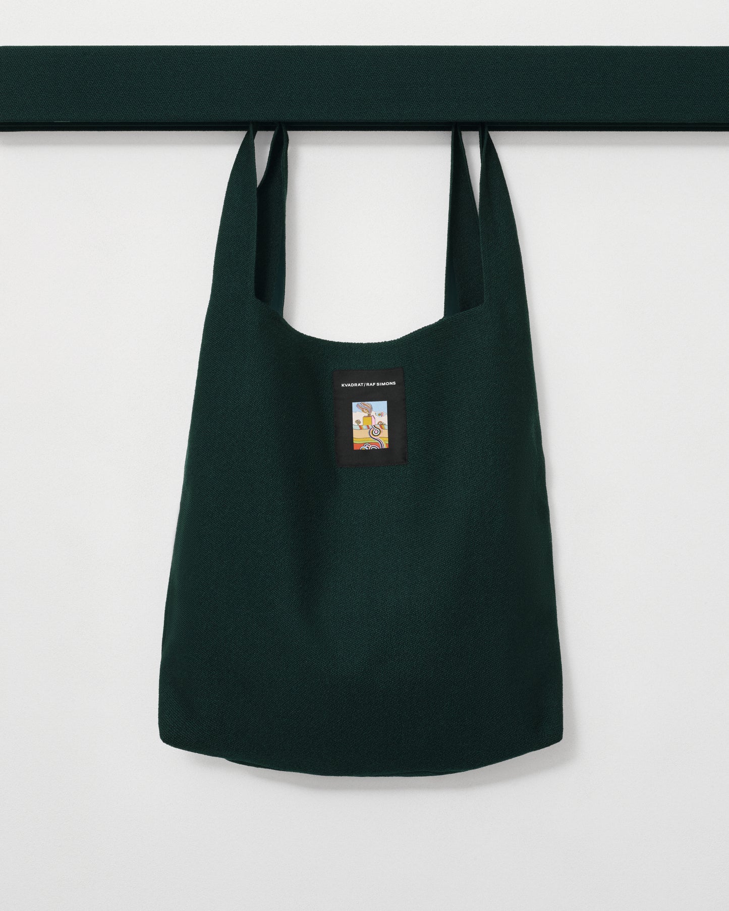 kvadrat raf simons vidar shopping bag dark green