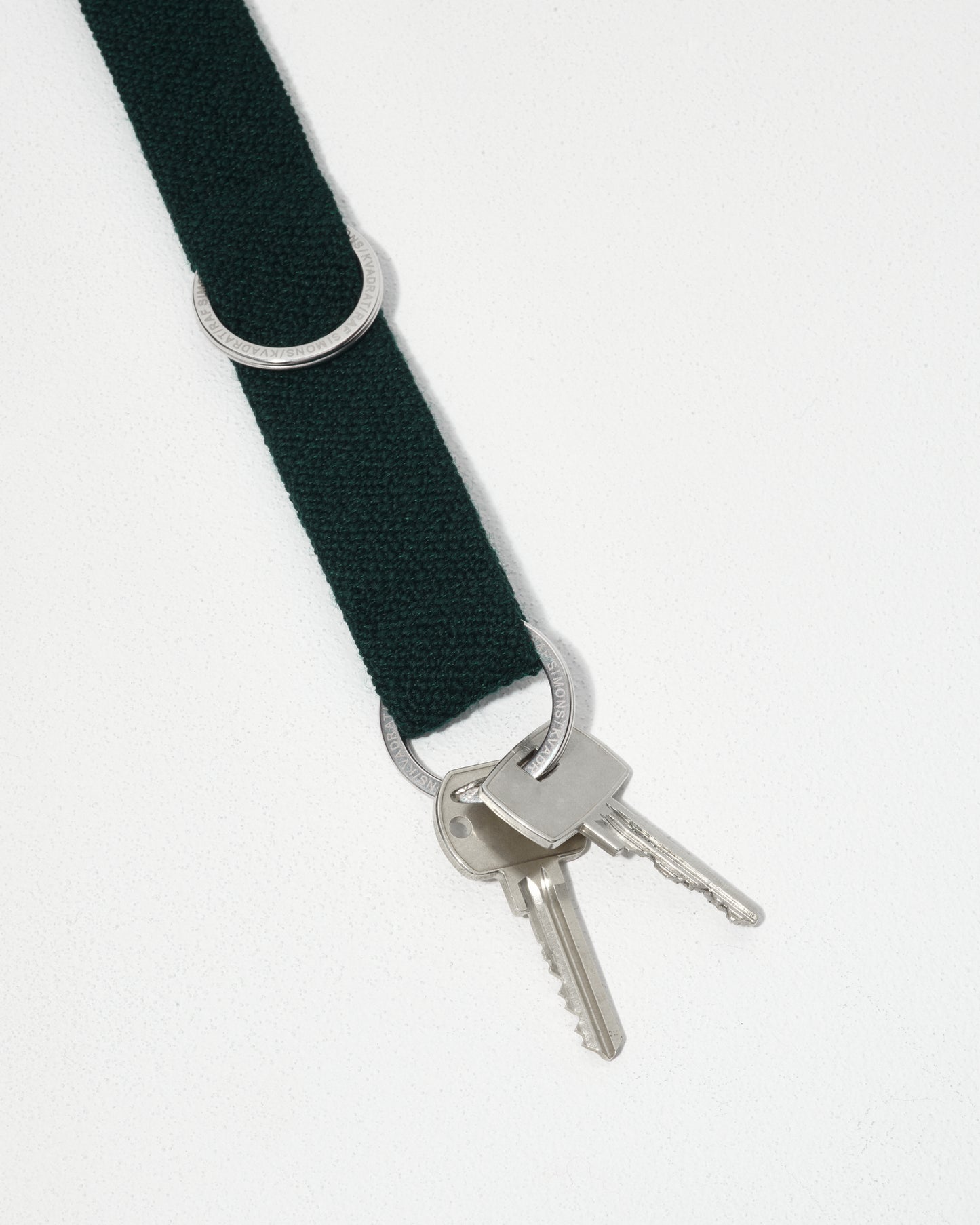 kvadrat raf simons keychain dark green