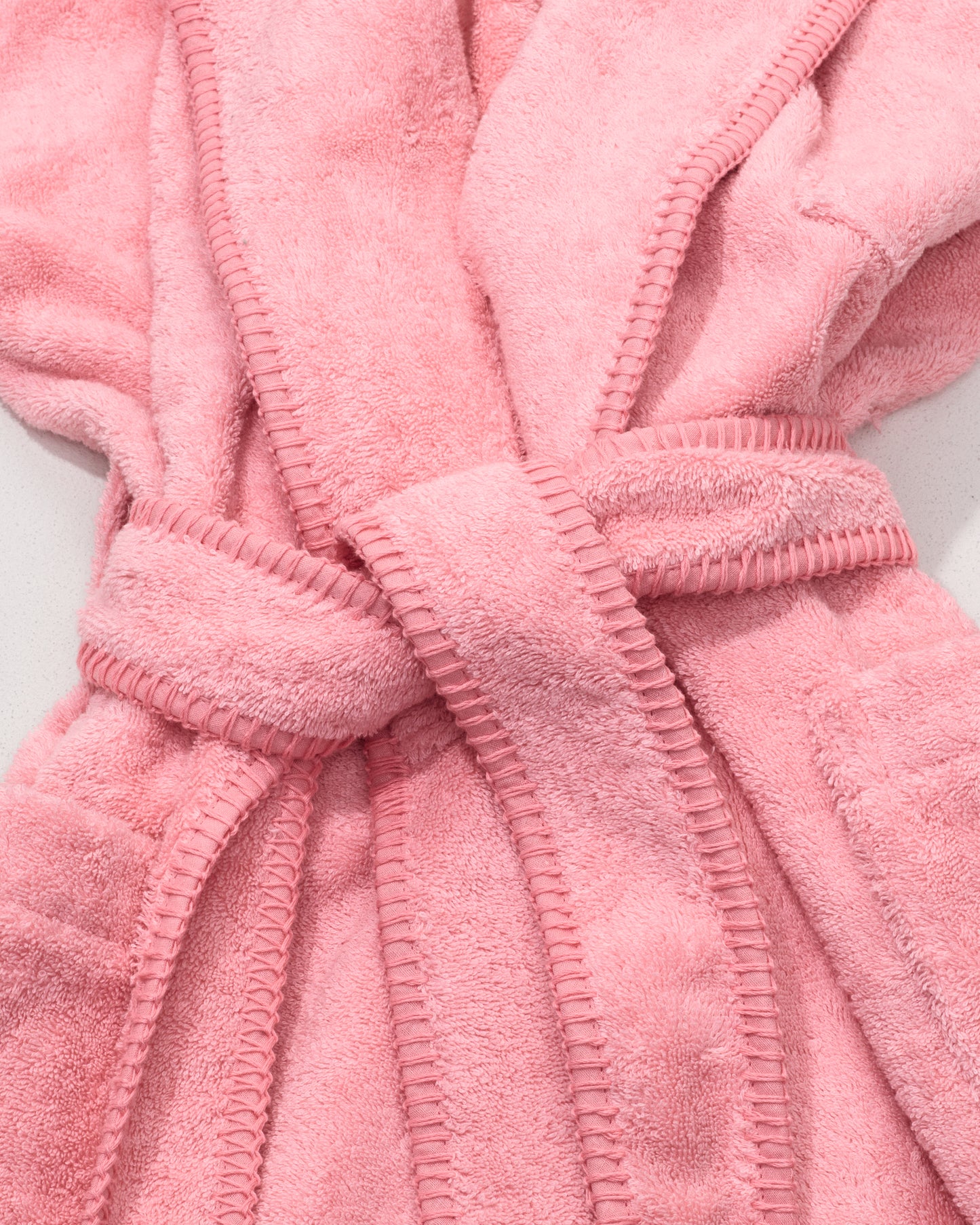 kvadrat raf simons whipstitch bathrobe pink