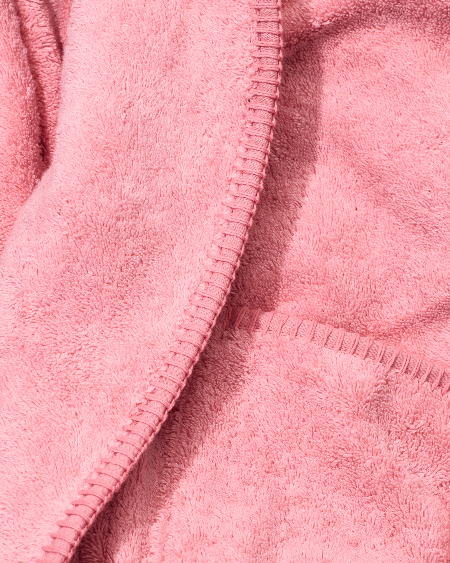 kvadrat raf simons whipstitch bathrobe pink