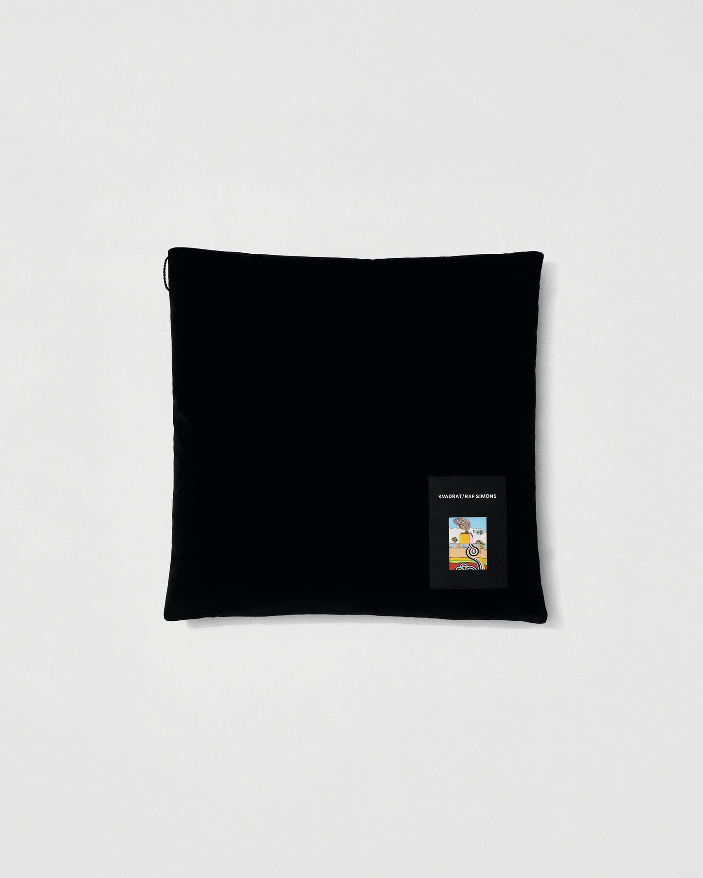 Asator Velvet Cushion | Raven Black
