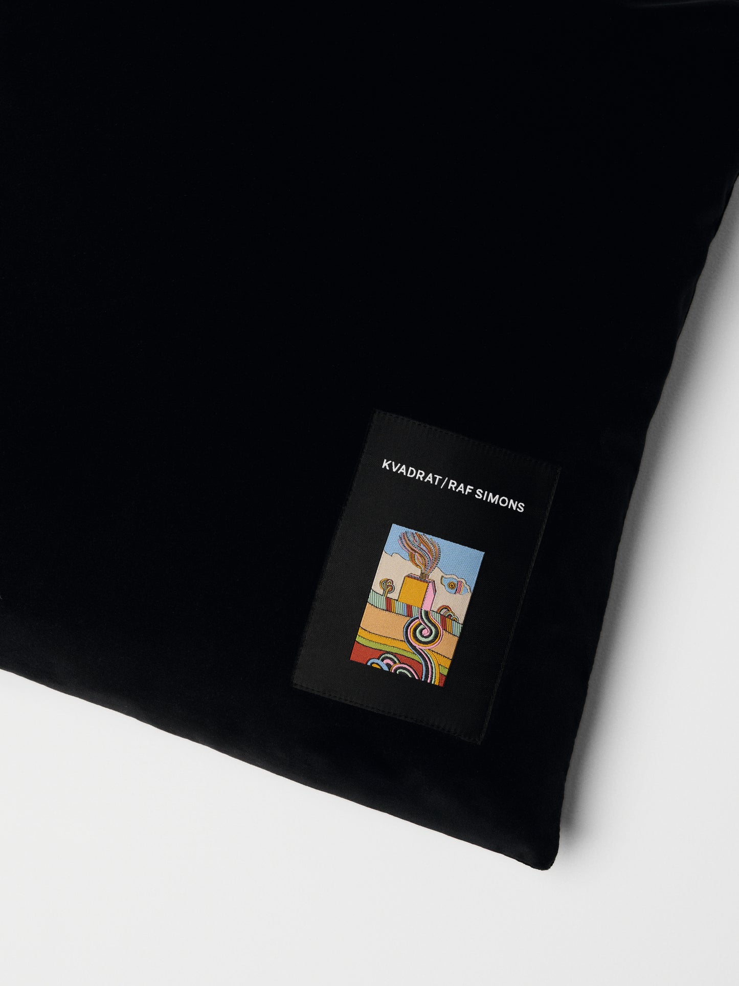 Asator Velvet Cushion | Raven Black