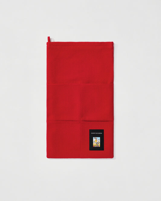 Vidar Wool Storage Bag | Vermillion Red