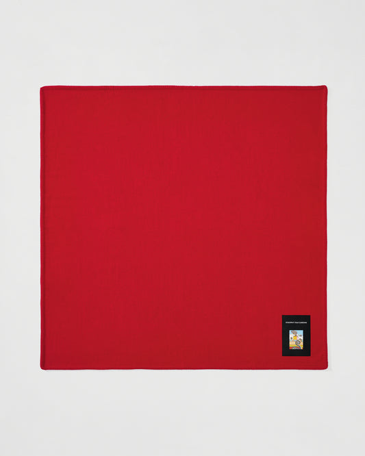 Wool Whipstitch Blanket | Vermillion Red