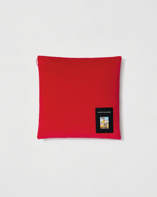 Asator Velvet Cushion | Vermillion Red
