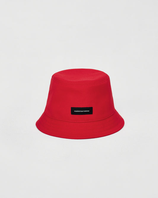 Cotton Bucket Hat | Vermillion Red