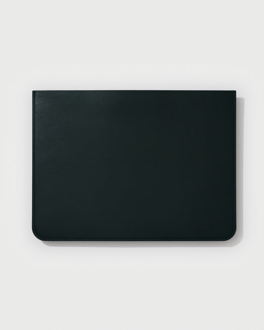 kvadrat raf simons leather sleeve dark green