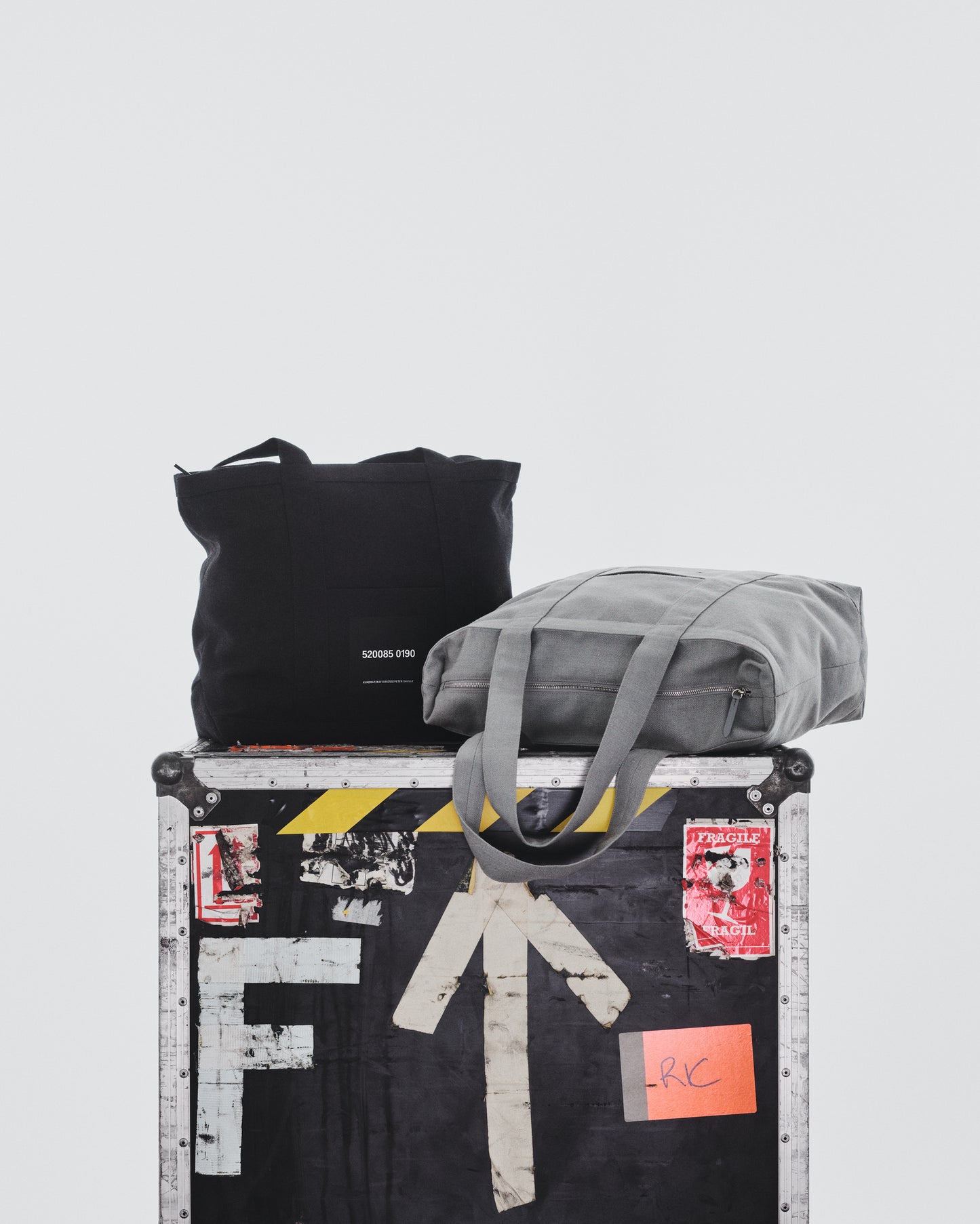 kvadrat raf simons peter saville technicolour fleck tote bag