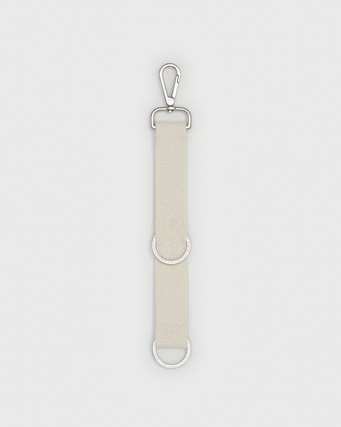 kvadrat raf simons vidar key chain off white