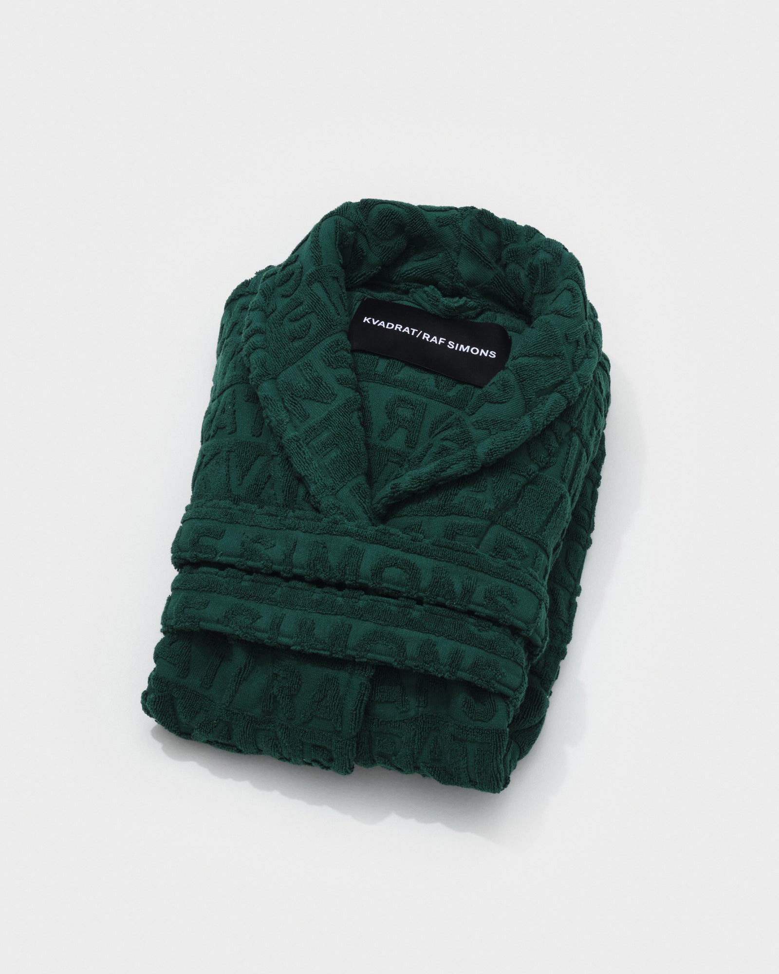 kvadrat raf simons bathrobe dark green