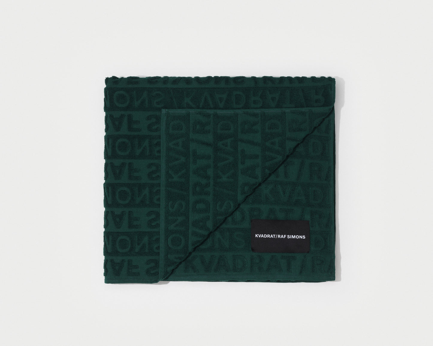 kvadrat raf simons beach towel dark green