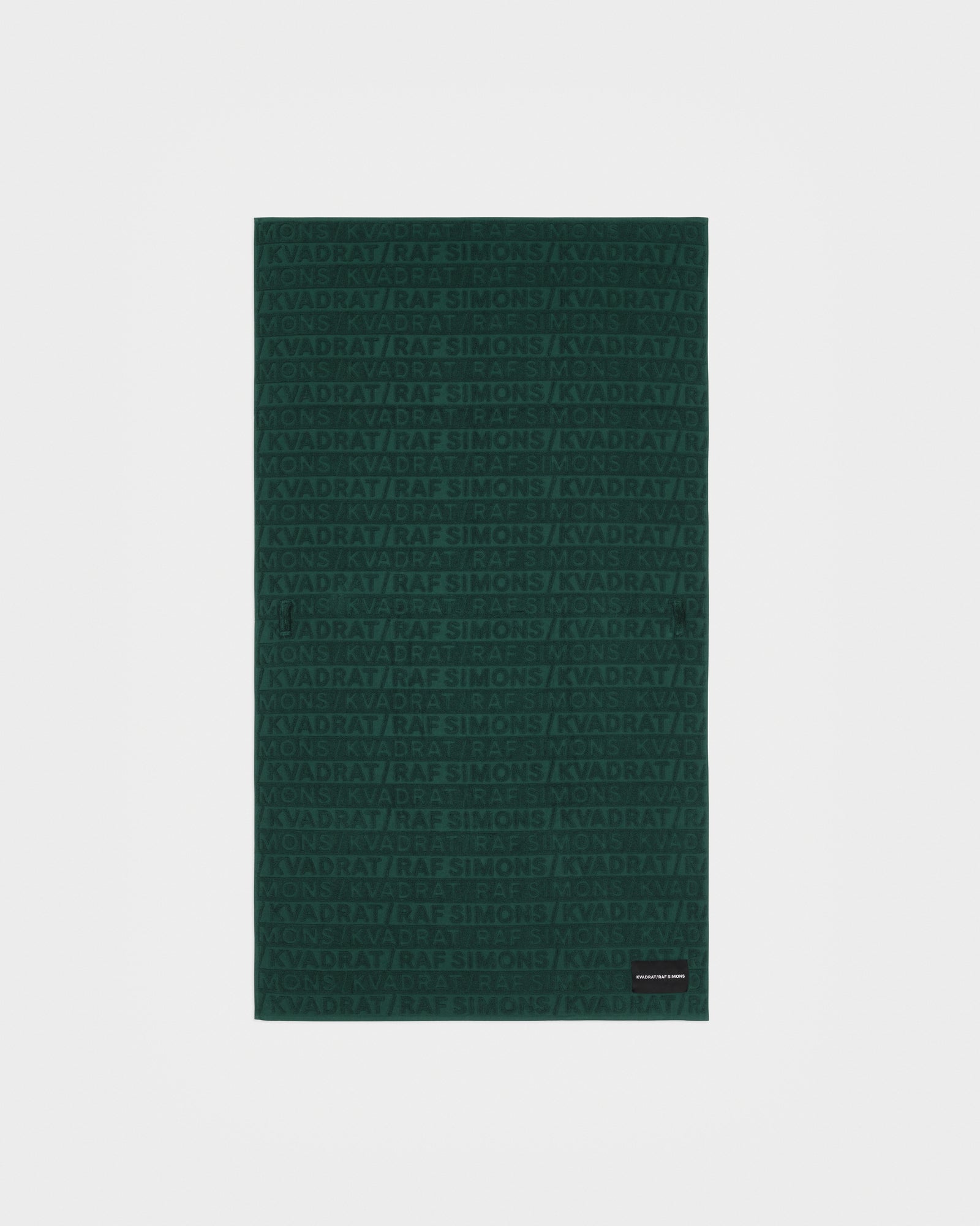 kvadrat raf simons beach towel dark green
