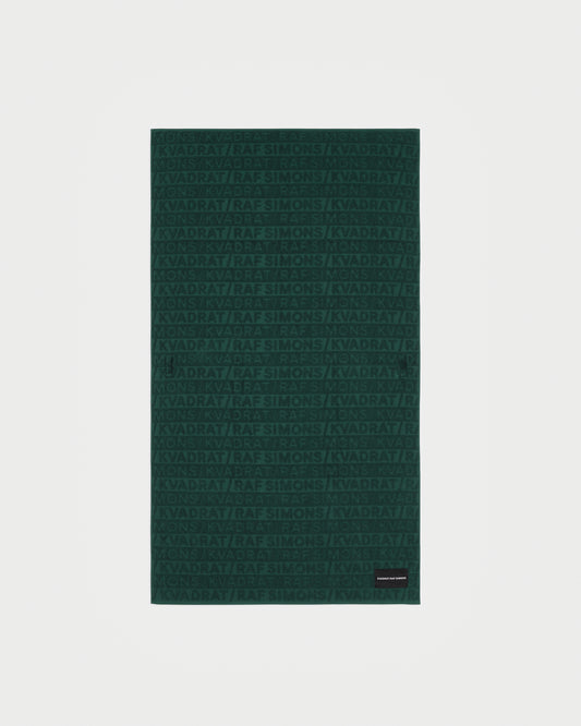 kvadrat raf simons beach towel dark green