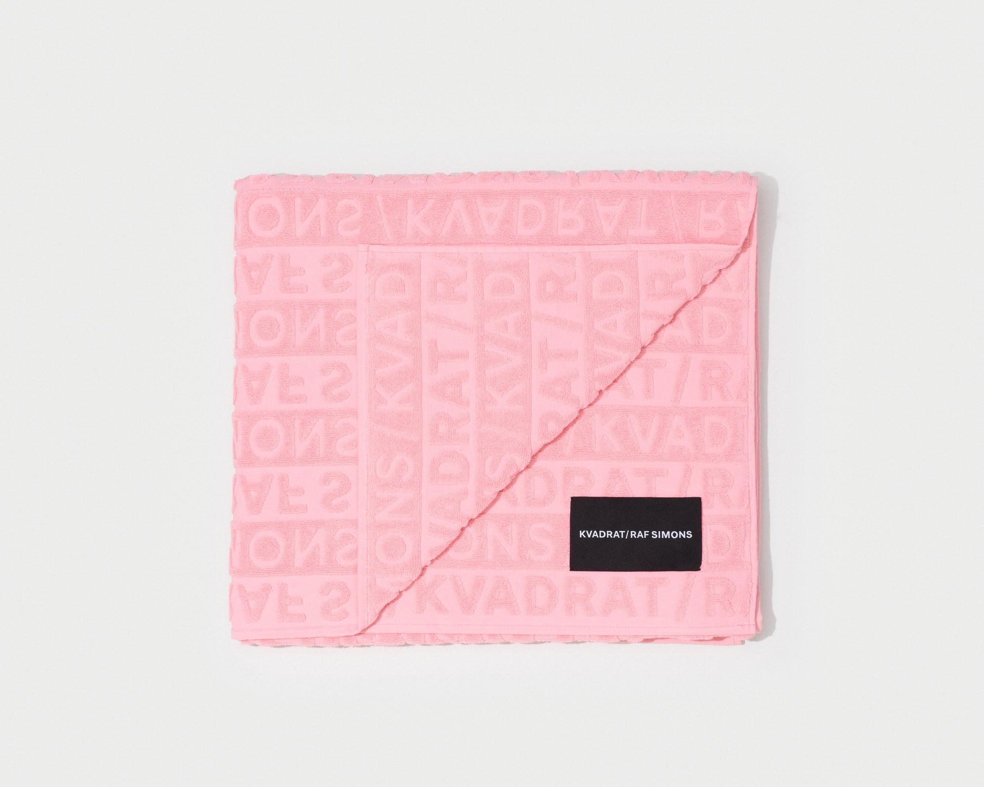 kvadrat raf simons beach towel pink