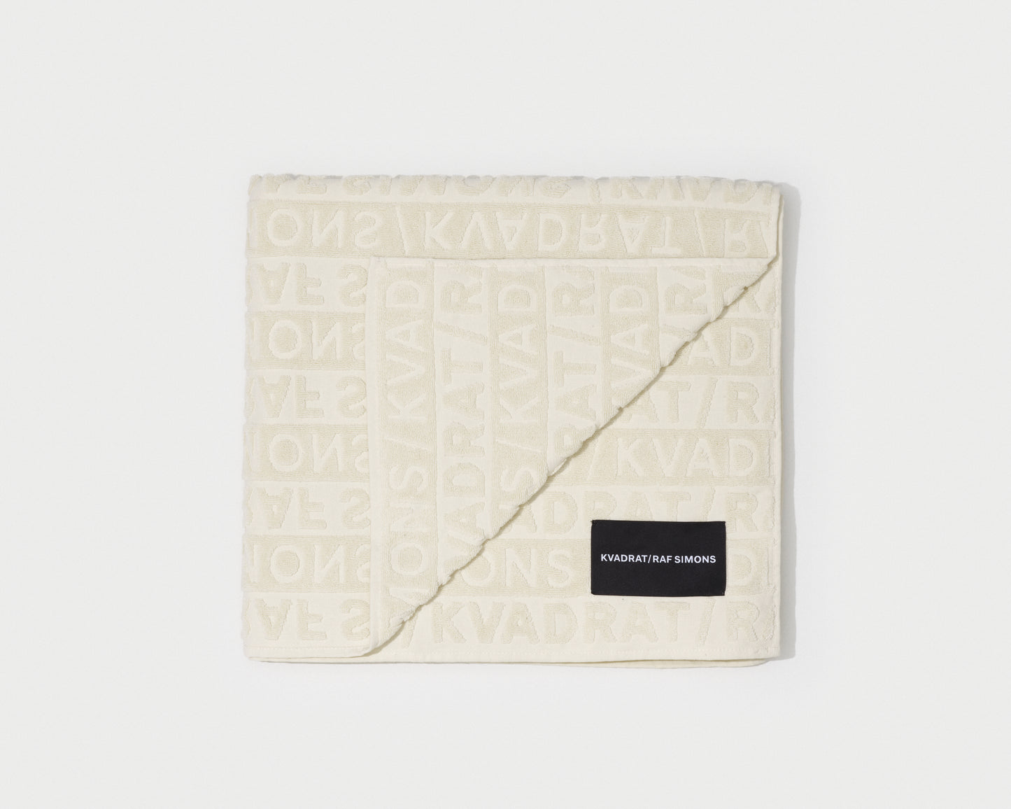 kvadrat raf simons beach towel off white