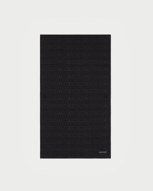 kvadrat raf simons beach towel black