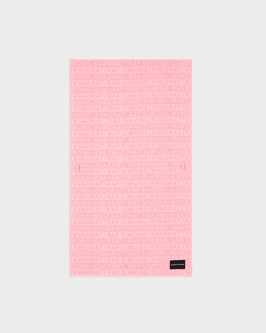 kvadrat raf simons beach towel pink