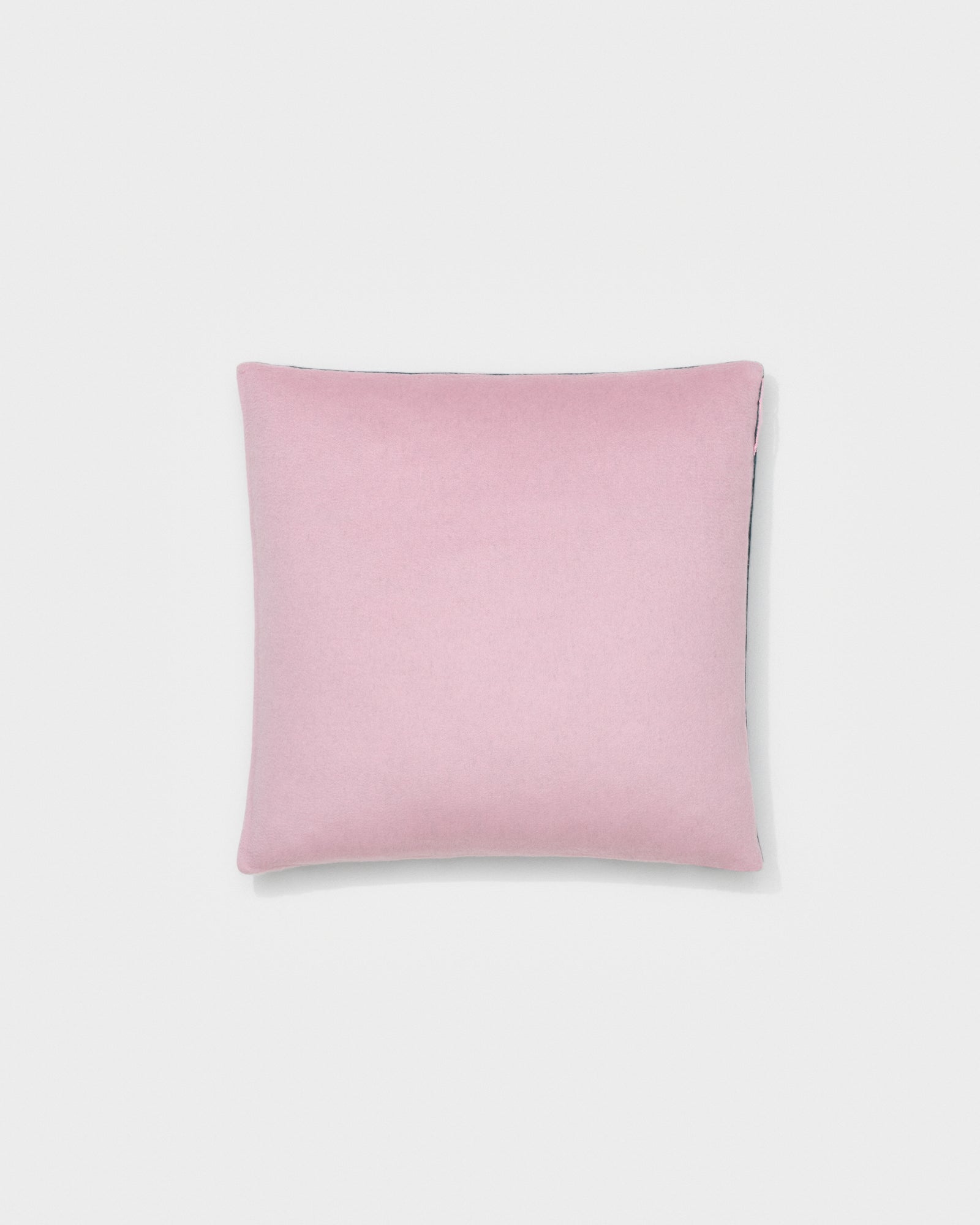 kvadrat raf simons double face cashmere cushion pink dark green