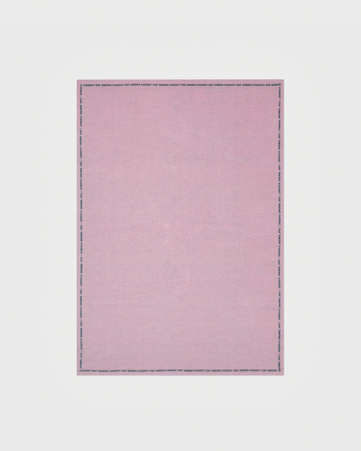 kvadrat raf simons double face wool throw pink