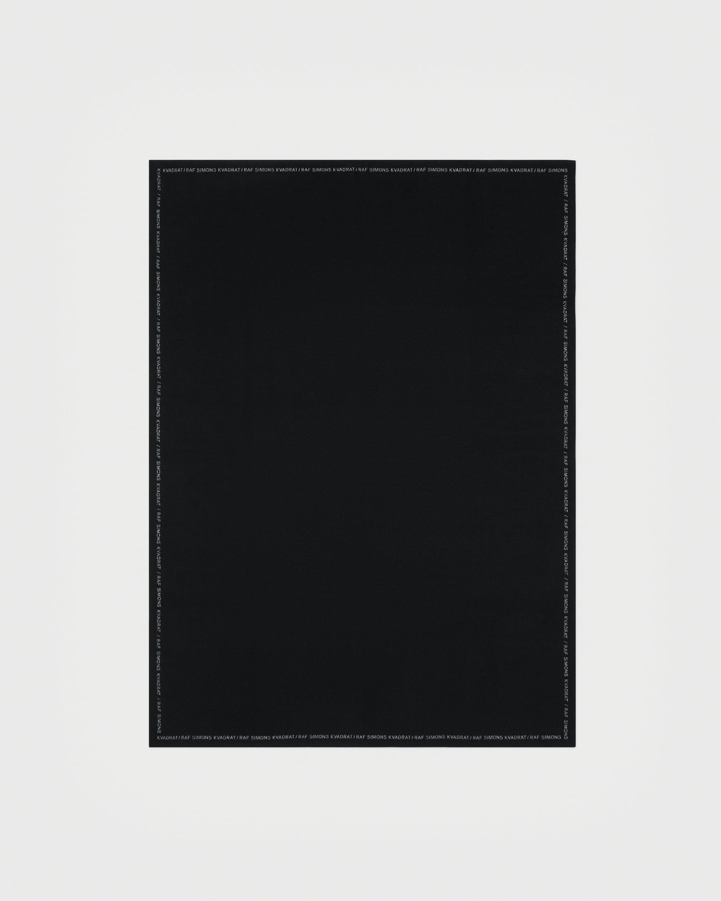 kvadrat raf simons double face wool throw black