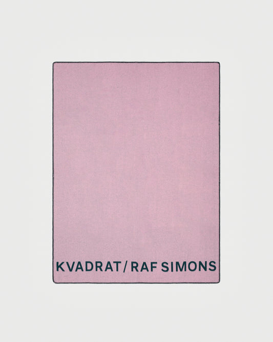 kvadrat raf simons double face wool throw pink