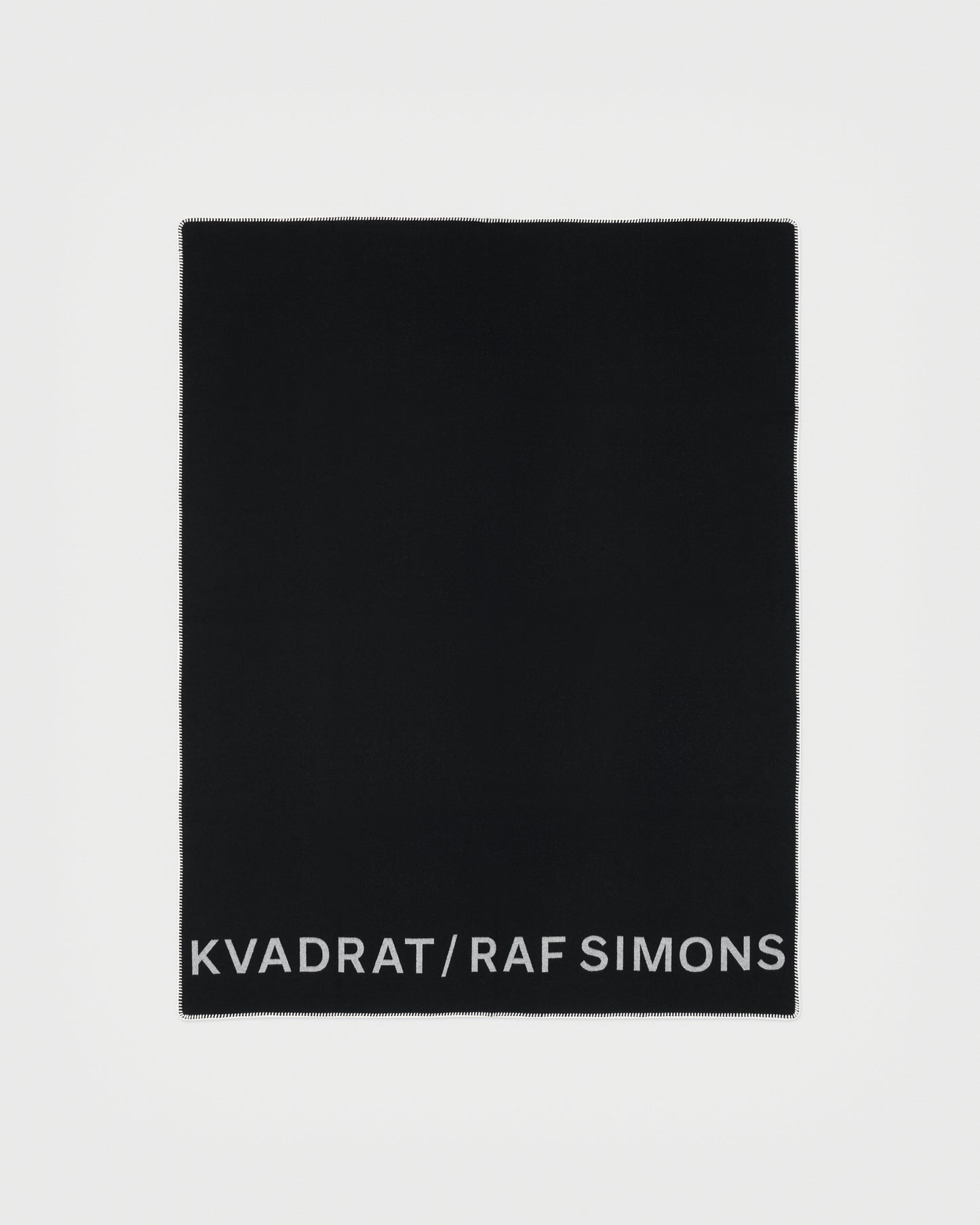 kvadrat raf simons double face wool throw black