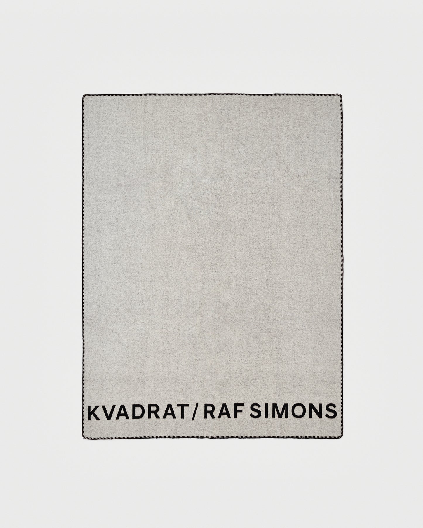 kvadrat raf simons double face wool throw off white