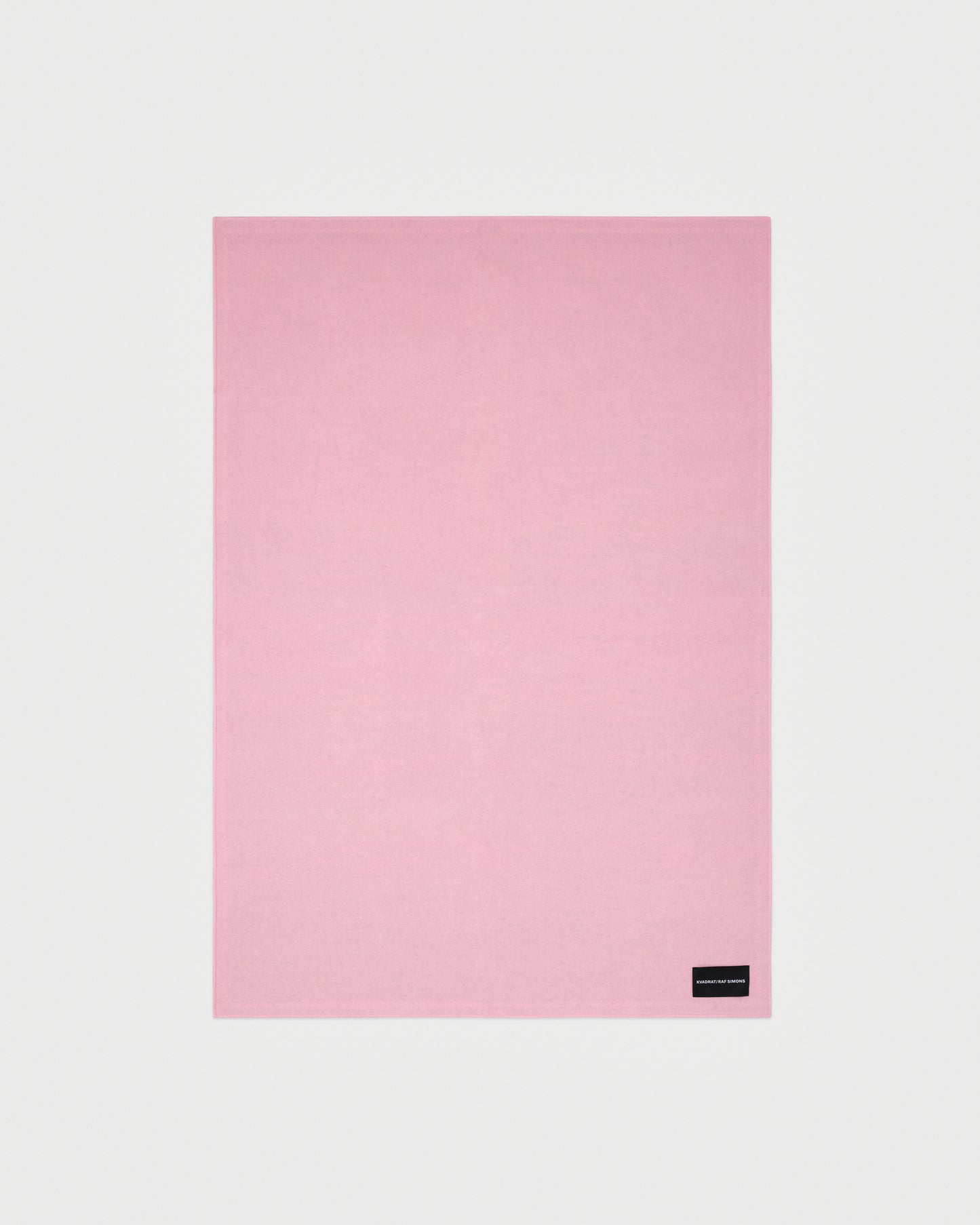 kvadrat raf simons double face wool throw pink dark green