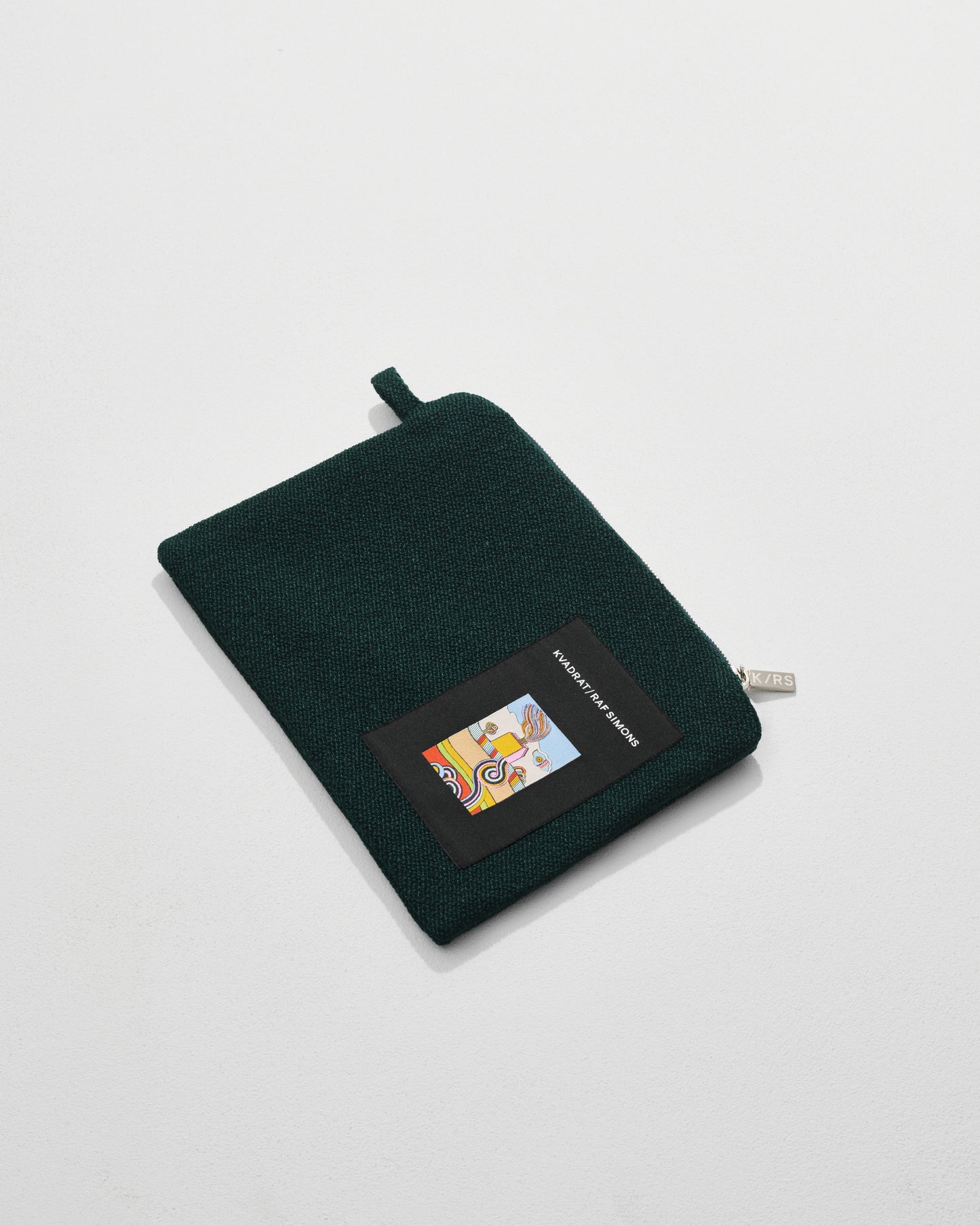 kvadrat raf simons vidar clutch dark green