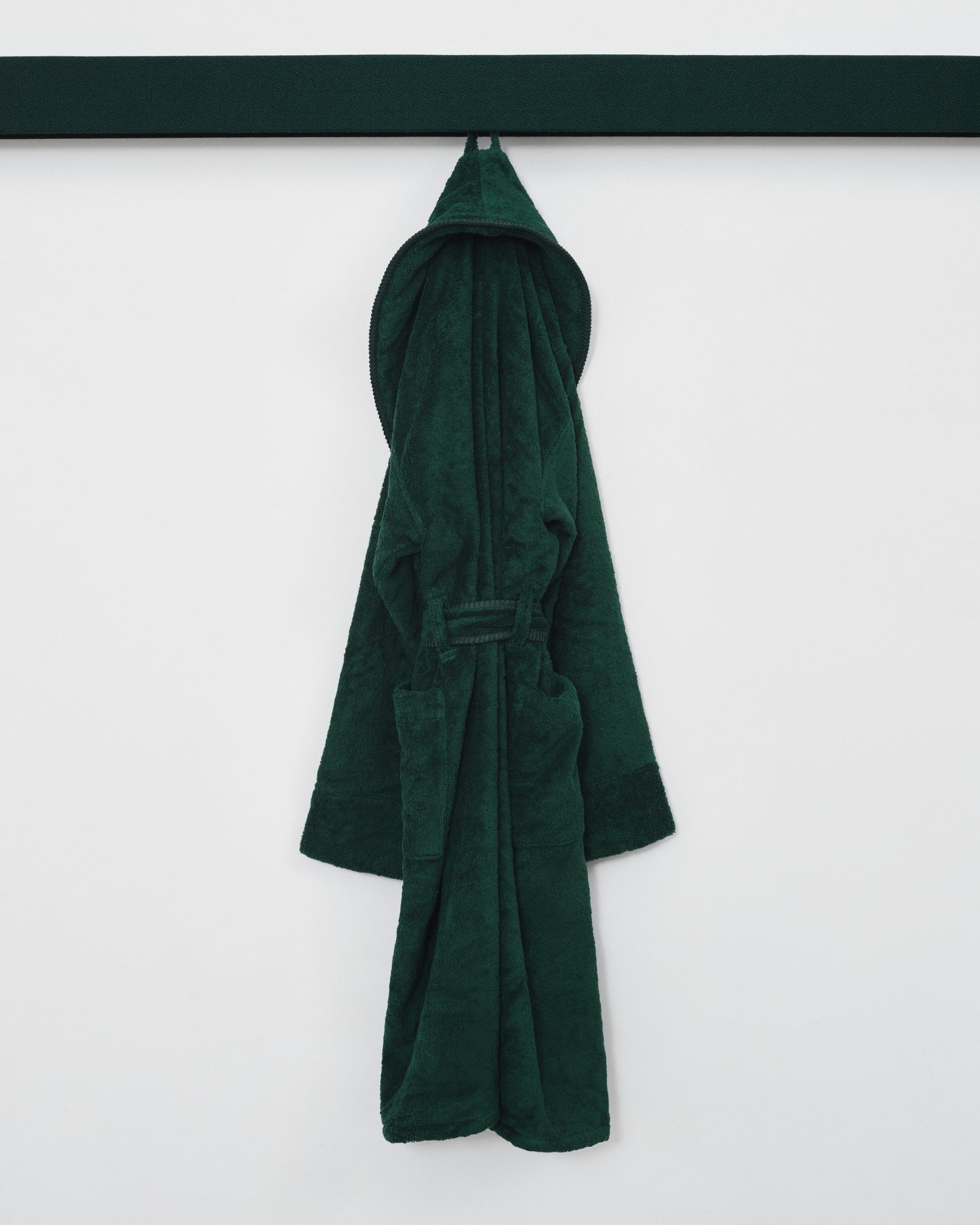 Whipstitch Bathrobe | Dark Green