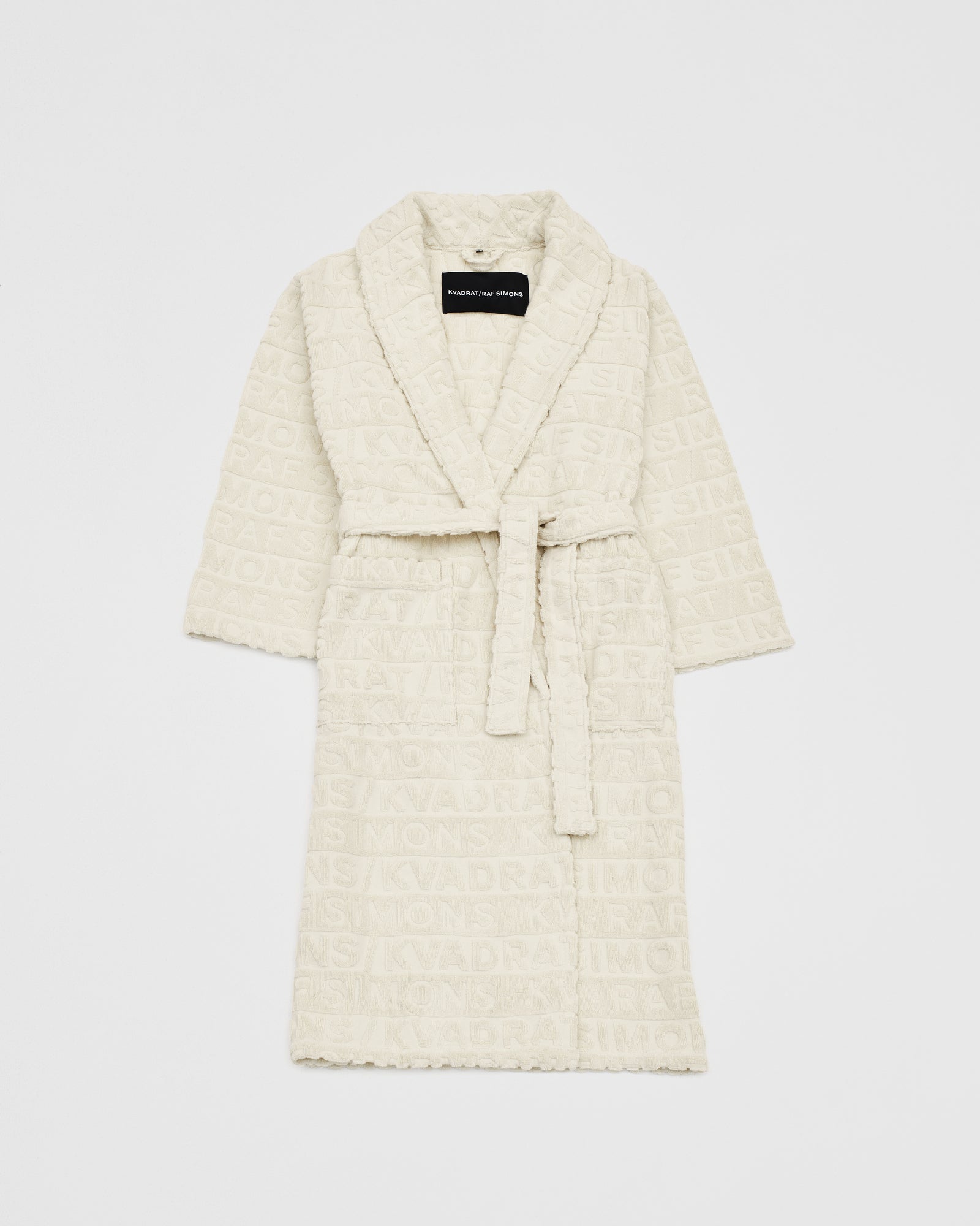 kvadrat raf simons off white bathrobe