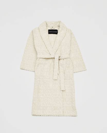 kvadrat raf simons off white bathrobe