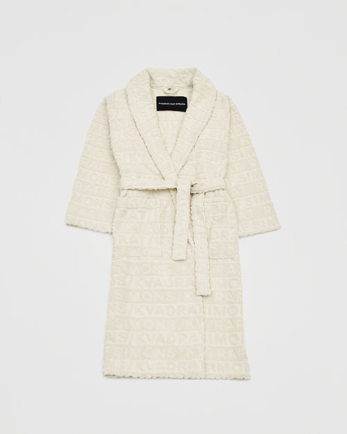 kvadrat raf simons off white bathrobe