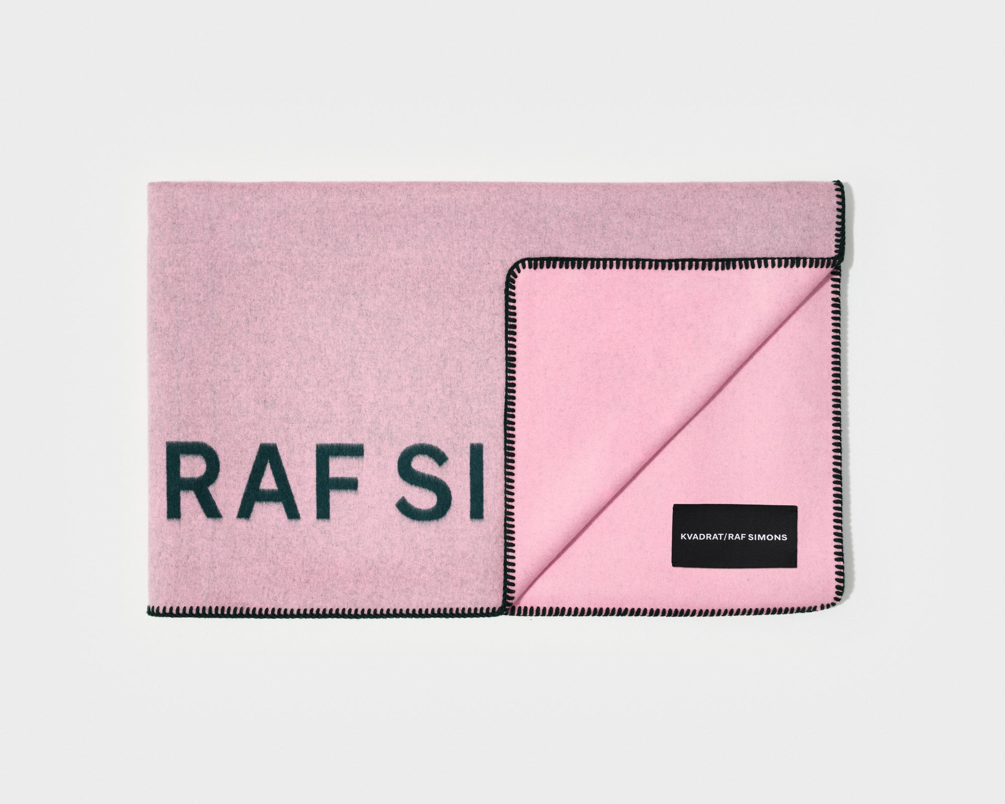 kvadrat raf simons pink cashmere throw  