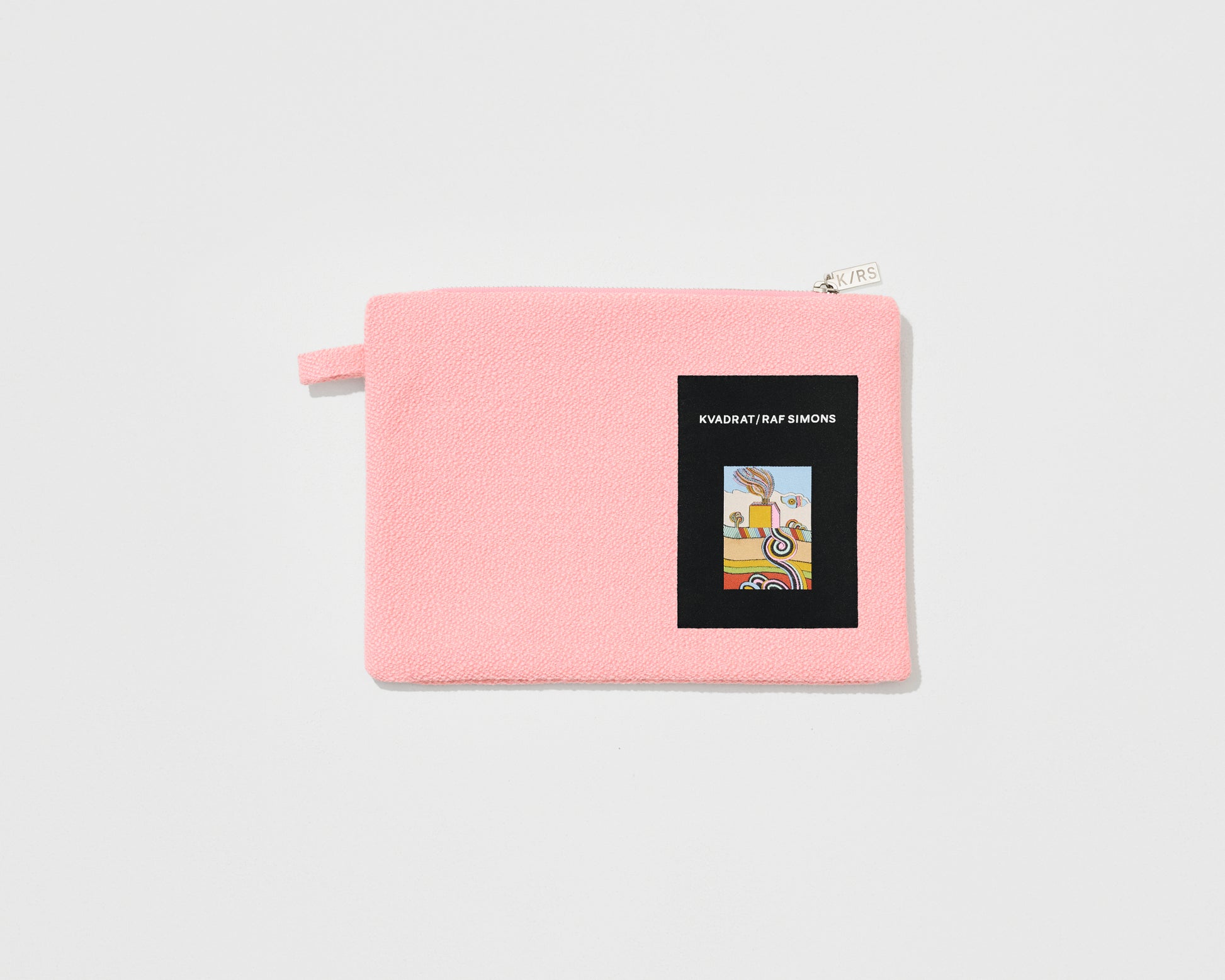 kvadrat raf simons pink clutch