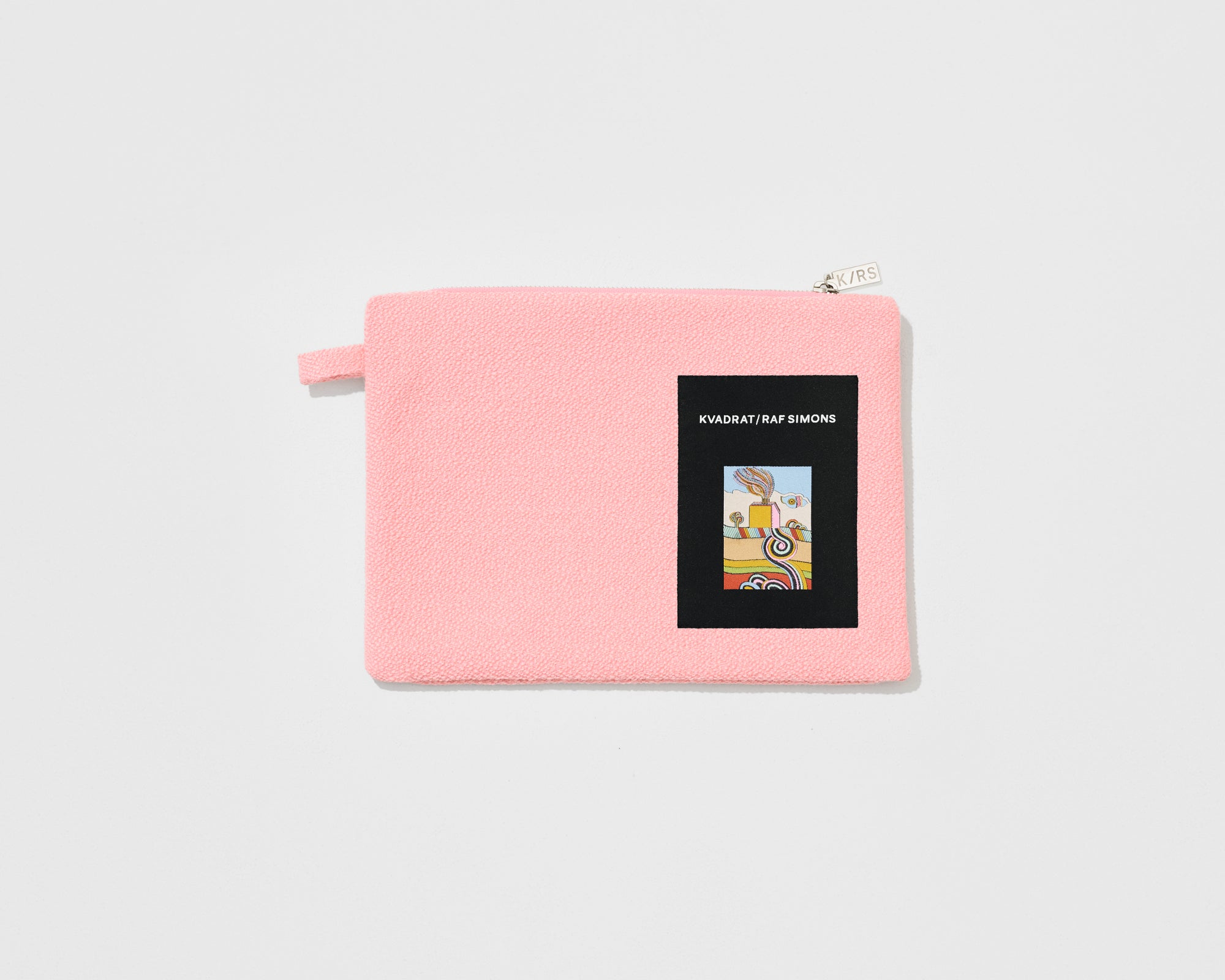 kvadrat raf simons pink clutch