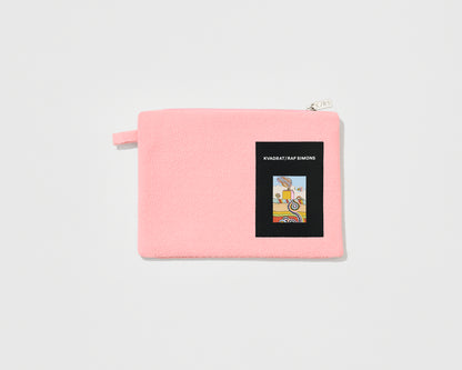 kvadrat raf simons pink clutch