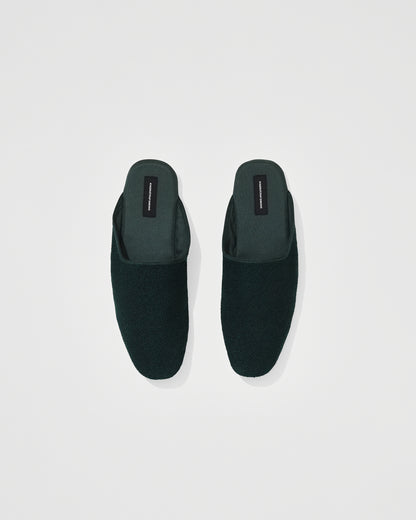 kvadrat raf simons dark green slippers