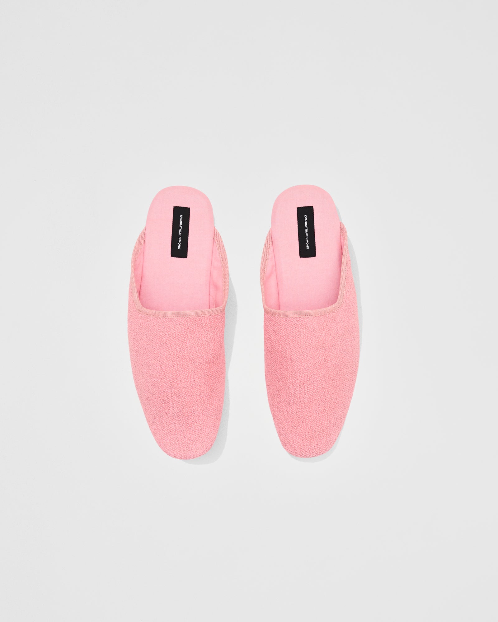 kvadrat raf simons pink slippers