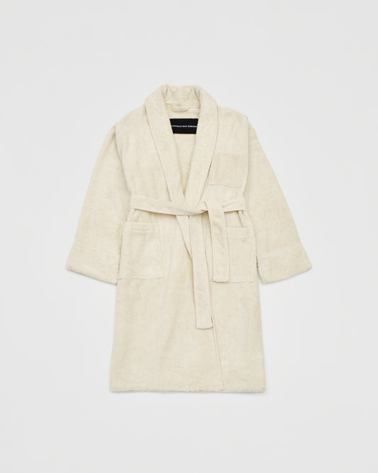 kvadrat raf simons off white whipstitch bathrobe