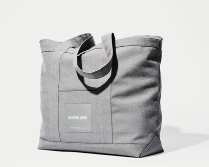 kvadrat raf simons peter saville grey tote bag