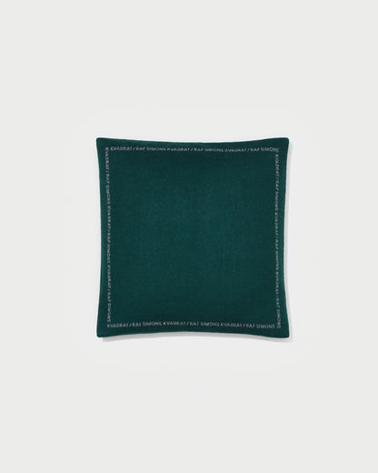 kvadrat raf simons dark green cushion