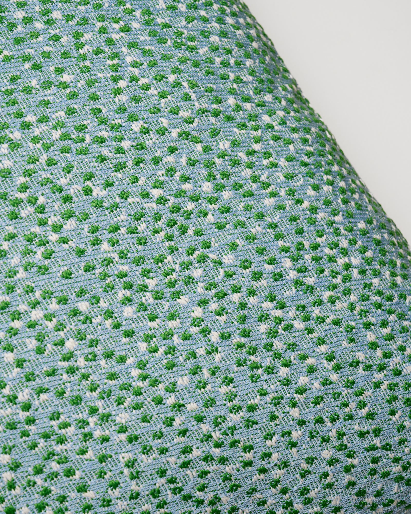 Kvadrat Raf Simons Cushion Ria Light Blue Green. Detail image